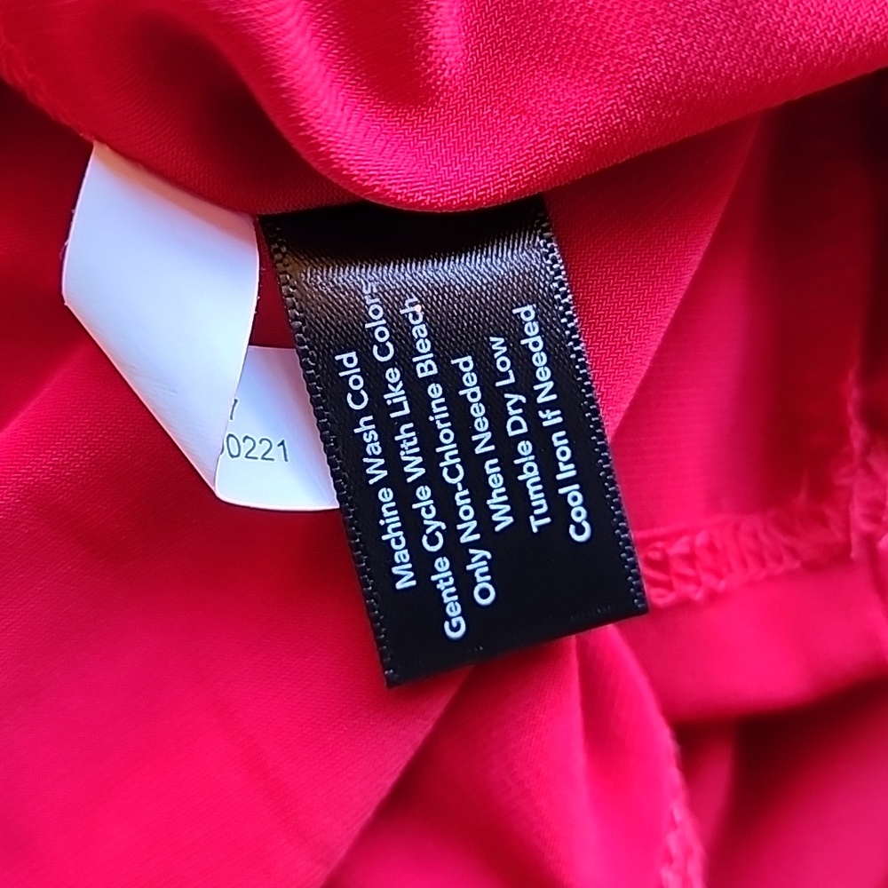 Boston Proper Plunging Stretch Jersey Dress Red sz S Women's - Picture 6 of 6